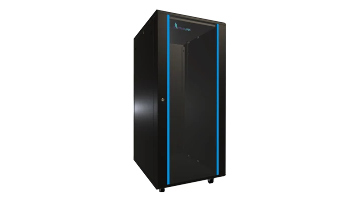 Szafa rack stojąca Extralink 27U 600x800 Czarna