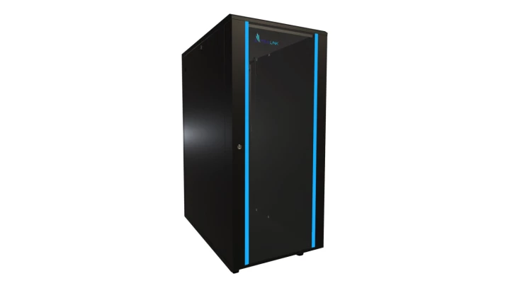 Szafa rack stojąca Extralink 27U 600x1000 Czarna