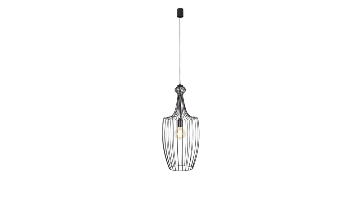 LAMPA WISZĄCA LUKSOR L CZARNA 8847 Nowodvorski