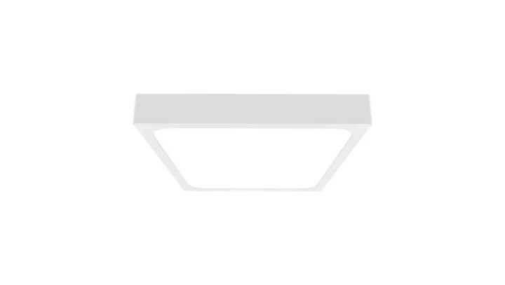 Plafoniera LED 24W 2400lm 4000K IP44 Kwadrat Mleczny Biała Ramka 7628