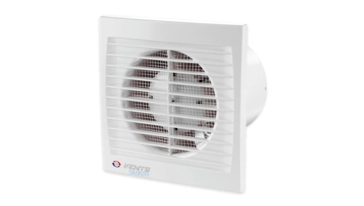 Wentylator osiowy fi 125 230V 9,3W 148m3/h 31dB cichy łożyska kulowe wyłącznik czasowy 125SILENTA-STL