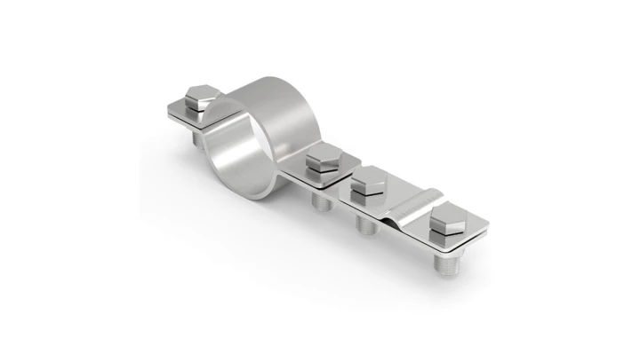 Obejma uziemiająca do masztu odgromowego 66404005