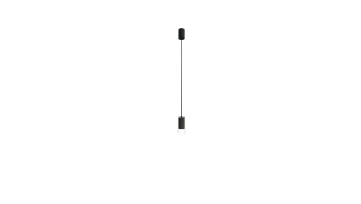 Lampa wisząca CYLINDER BLACK S 7866 Nowodvorski Lighting