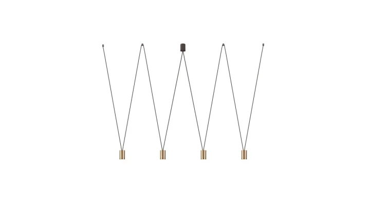 Lampa wisząca MORE EYE SOLID BRASS IV 7610 Nowodvorski Lighting