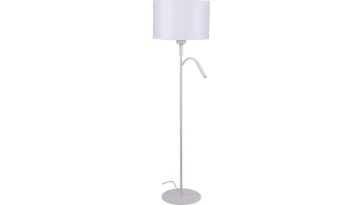 LAMPA PODŁOGOWA HOTEL PLUS BIAŁA Z WYSIEGNIKIEM DO CZYTANIA 9074 Nowodvorski