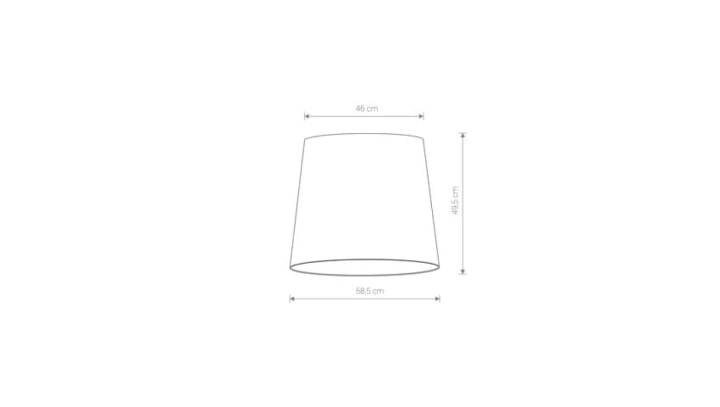 Klosz CAMELEON CONE L WHITE 8408 Nowodvorski
