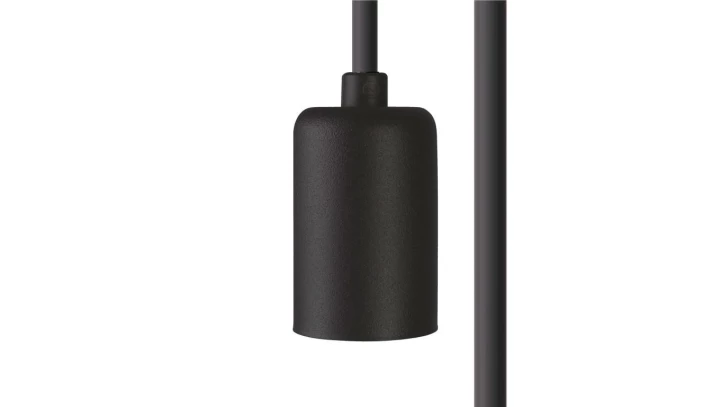 Przewód z oprawką czarny 250cm CAMELEON CABLE E27 2,5 M BLACK 8667 Nowodvorski