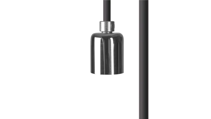 Przewód z oprawką 500cm CAMELEON CABLE GU10 5 M BLACK/CHROME 8630 Nowodvorski