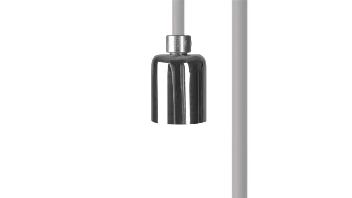 Przewód z oprawką 250cm CAMELEON CABLE GU10 2,5 M WHITE/CHROME 8617 Nowodvorski