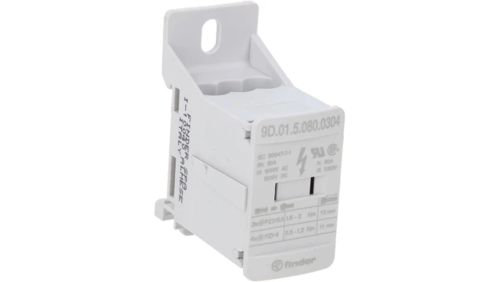 Blok rozdzielczy dystrybucyjny 80A wejście 3x16mm2 / wyjście 4x6mm2