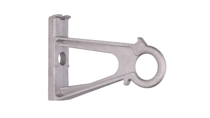 Wspornik słupowy oczkowy 171 x 80mm Extralink CS1500