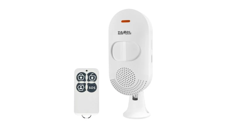 Minialarm z wbudowanym czujnikiem i syreną 90dB sterowany pilotem ZAM-400 GAR10000076