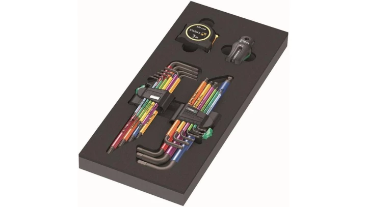 WKŁADKA PIANKOWA Z KLUCZAMI TRZPIENIOWYMI, SET 1, 20 CZĘŚĆ