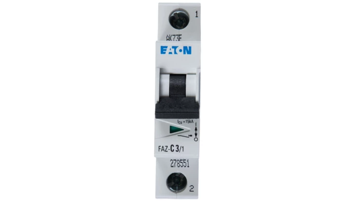 Wyłącznik nadprądowy 1P C 3A 15kA AC FAZ C3/1 278551