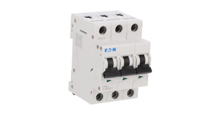 Wyłącznik nadprądowy 3P B 1,6A 15kA AC FAZ-B1,6/3 278834