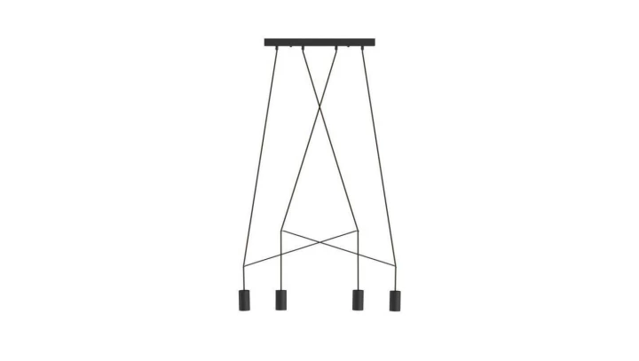 LAMPA WISZĄCA IMBRIA BLACK IV 9192 Nowodvorski