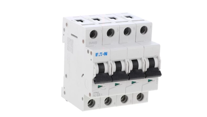 Wyłącznik nadprądowy 4P C 3A 15kA AC FAZ-C3/4 279051