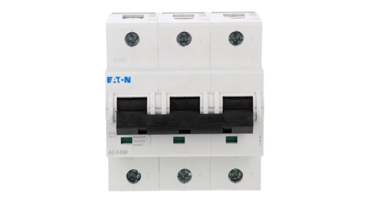 Wyłącznik nadpradowy 3P B 80A 25kA AC AZ-3-B80 174512