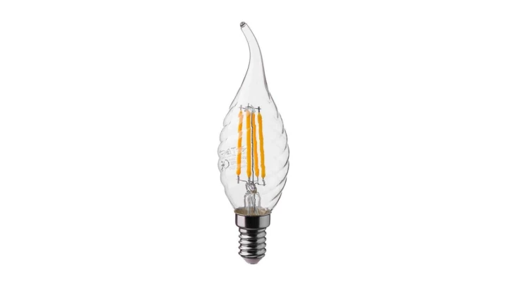 Żarówka LED Filament 4W E14 CF37 6500K 400lm 300st. 214432