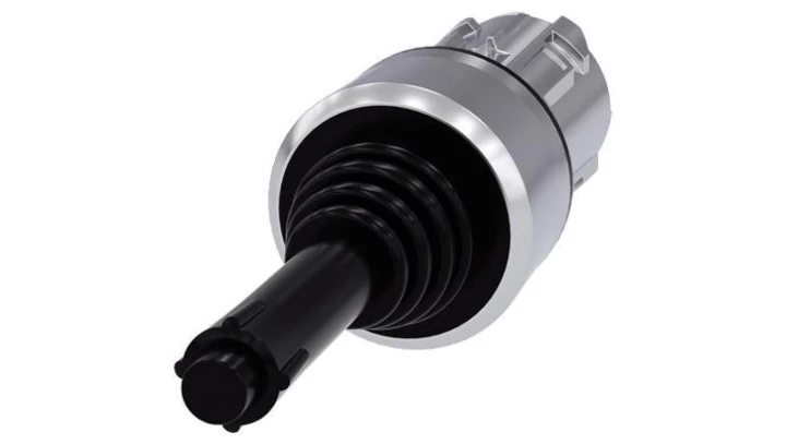 Joystick 2 kierunkowy poziomo 22mm metal z samopowrotem z blokadą dżojstik SIRIUS ACT 3SU1050-7BC88-0AA0