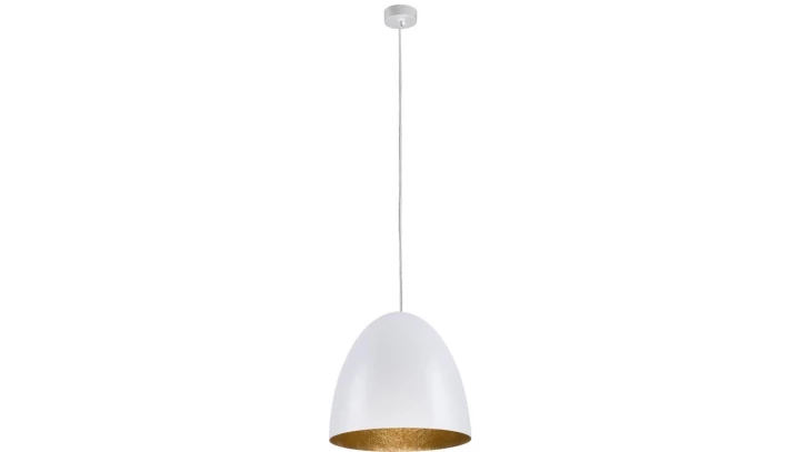 LAMPA WISZĄCA EGG M BIAŁO-ZŁOTY 9021 Nowodvorski