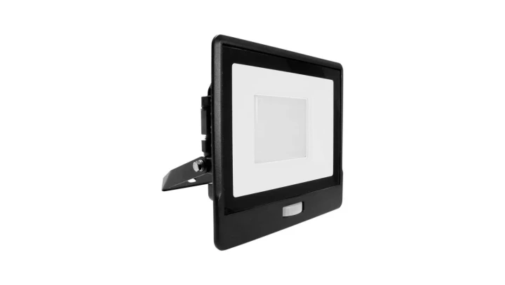 Projektor LED z czujnikiem ruchu 50W 4000lm 4000K Dioda SAMSUNG IP65 Czarny 5 Lat Gwarancji 20266