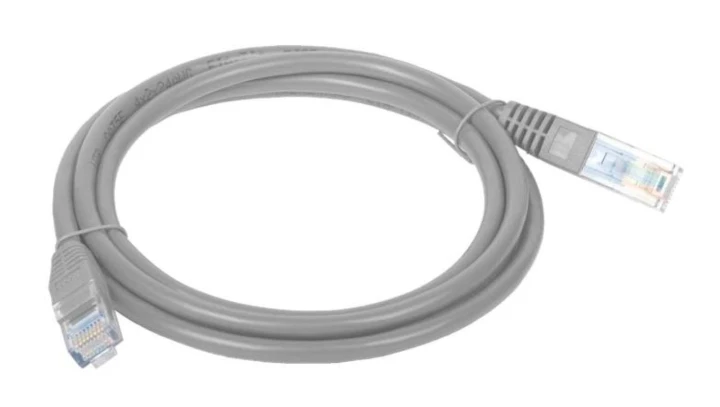 Patch-cord U/UTP kat.6 PVC 2.0m szary KKU6SZA2