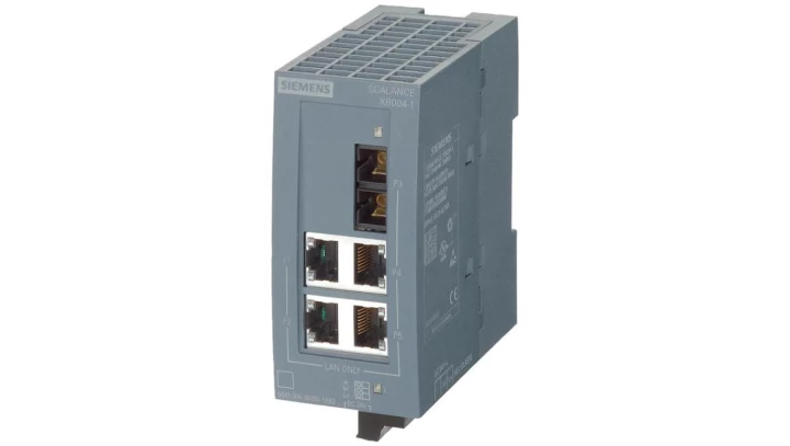 Switch przemysłowy SCALANCE XB004-1 niezarządzalny 4xRJ45 10/100 Mbit/s, 1xSC 100 Mbit/s 6GK5004-1BD00-1AB2