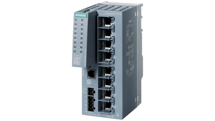 Switch przemysłowy zarządzalny SCALANCE XC208 8x10/100 Mbit/s RJ45 6GK5208-0BA00-2AC2