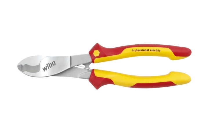 Szczypce do cięcia przewodów ze sprężyną rozwierającą, 1000V Professional electric 180mm 43660