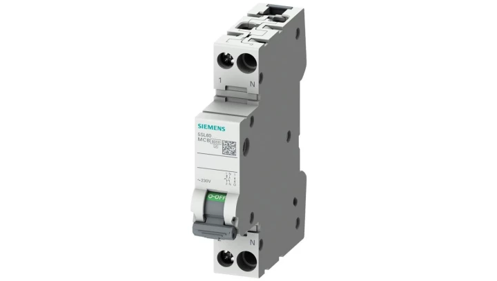 Wyłącznik nadprądowy 1P+N B 40A 6kA AC 1 moduł SENTRON 5SL6040-6