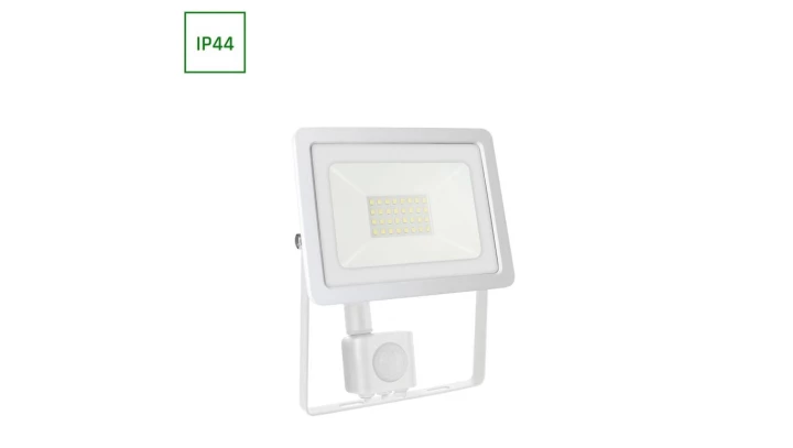 Noctis Lux 2 Naświetlacz 30W NW 230V IP44 188x160x28mm Biały czujnik ruchu PIR