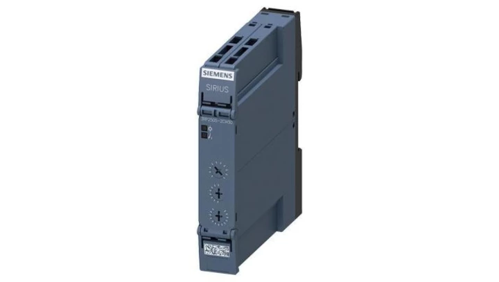 Przekaźnik czasowy wielofunkcyjny 1Z półprzewodnikowy 13 funkcji 0,05-100h 12-240V AC-DC LED przył sprężynowe 3RP2505-2CW30
