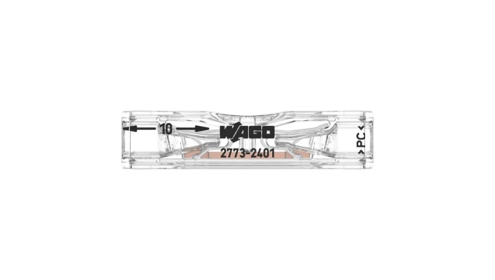 Szybkozłączka przelotowa miniaturowa 2x0,75-4mm2 Inline 2773-2401 /100szt./