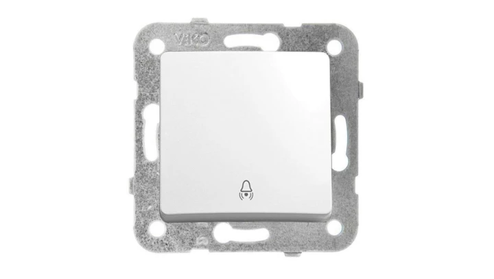 Panasonic LINNERA S przycisk zwierny z symbolem dzwonek biały połysk 91440006