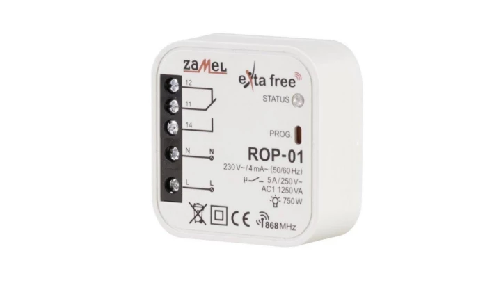Radiowy odbiornik dopuszkowy 1-kanałowy ROP-01 EXF10000047
