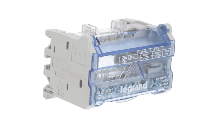 Modułowy blok rozdzielczy 2P 1,5-18mm2 4M 100A 6 zacisków 400401