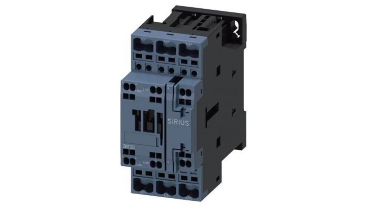 Stycznik AC-3 25 A, 11 kW / 400 V 1 NO + 1 NC, 230 V AC, 50 / 60 Hz, 3-pole, Size S0, Spring-type terminal 3RT2026-2AL20
