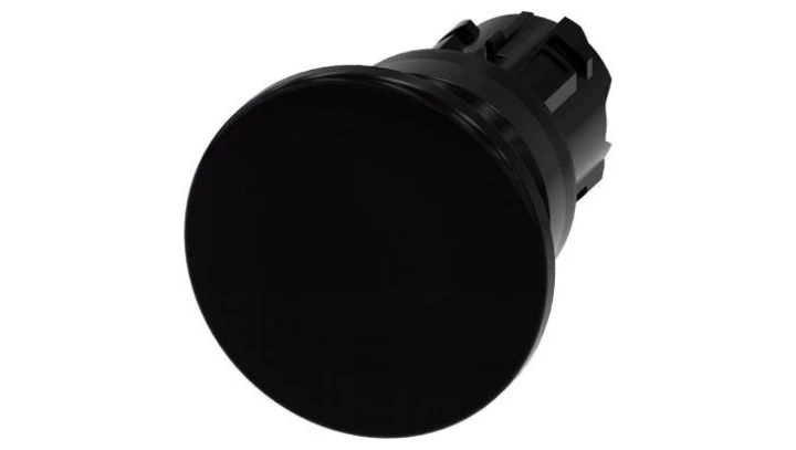 Przycisk grzybkowy 22mm czarny średnica grzybka 40mm plastikowy SIRIUS ACT 3SU1000-1BD10-0AA0