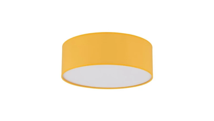 Plafon NICOLA YELLOW, klosz tkanina Ø38 cm na cztery żarówki E27 10154 TK Lighting