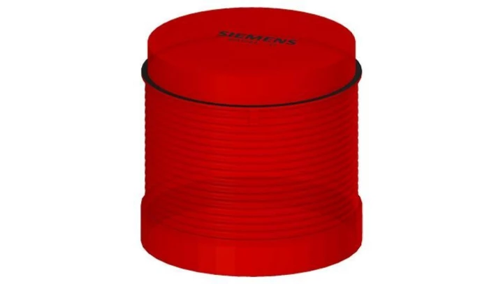 Moduł świetlny do kolumny sygnalizacyjnej 70mm LED czerwony światło ciagłe 230V AC IP65 8WD4450-5AB