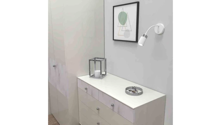 Lampa wisząca BONO beżowa w skandynawskim stylu, szklany klosz na G9 10205 TK Lighting