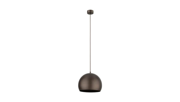Lampa wisząca pojedyncza ZOE BROWN M do pomieszczeń rustykalnych, stalowy klosz 10171 TK Lighting