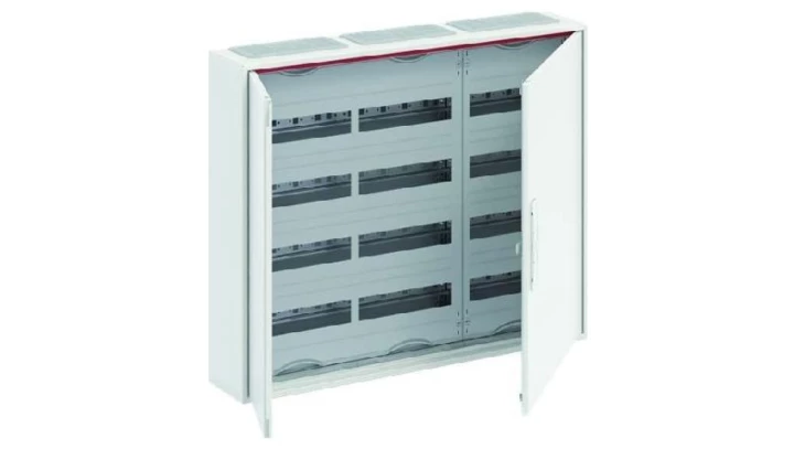 Rozdzielnica modułowa hermetyczna n/t stalowa 4 rzędy IP44 125A II klasa 650x800x160mm drzwi pełne N+PE bezśrub.CA34V 2CPX05219