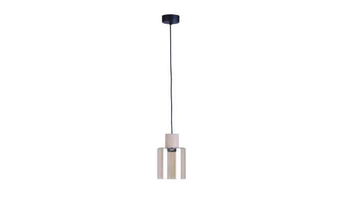 Lampa wisząca z bursztynowym szklanym kloszem ORSON 4550 TK Lighting