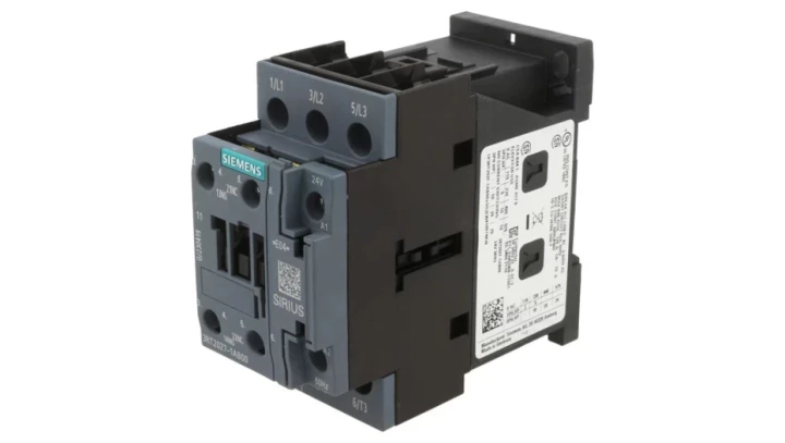 Stycznik mocy AC-3 15KW/400V 1NO+1NC AC 24V 50HZ 3P wlk. S0 3RT2027-1AB00