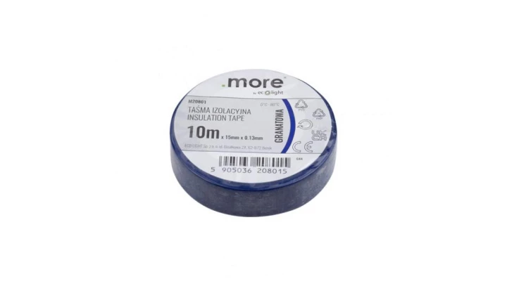 Taśma izolacyjna 15mm x 0,13mm GRANATOWA 10m 1szt.