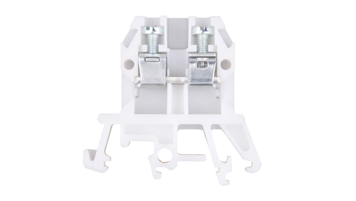 Złączka szynowa przelotowa 2‑przewodowa 4mm2 biały ZUG-G4 A11-0102