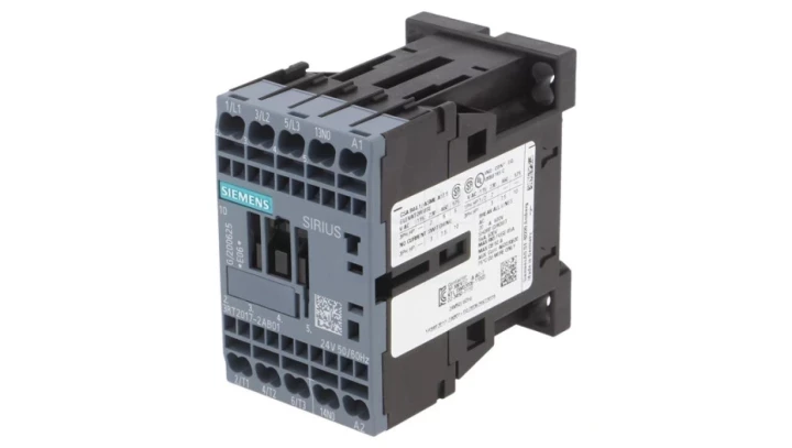 Stycznik mocy 3P 12A 5,5kW 1Z 24V AC 3RT2017-2AB01