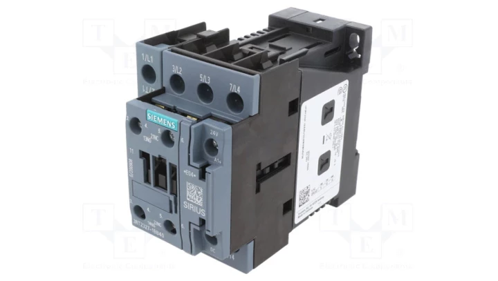 STYCZNIK AC-1 33KW/400V AC-1 50A 1S+1OE DC 24V 4-POLOWY 4 NO 3RT2327-1BB40